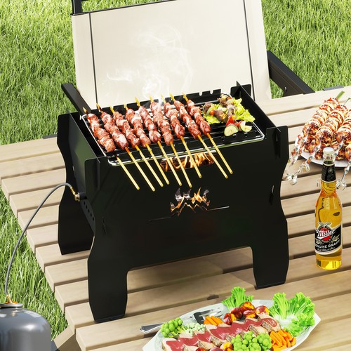 Portable bbq grill with - 1,