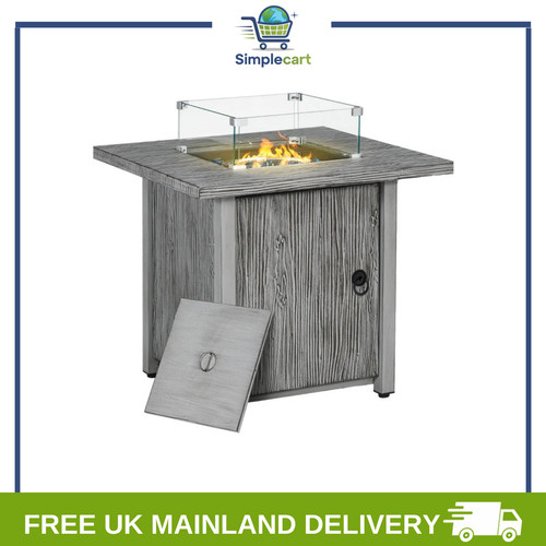 Gas fire pit table - gas,