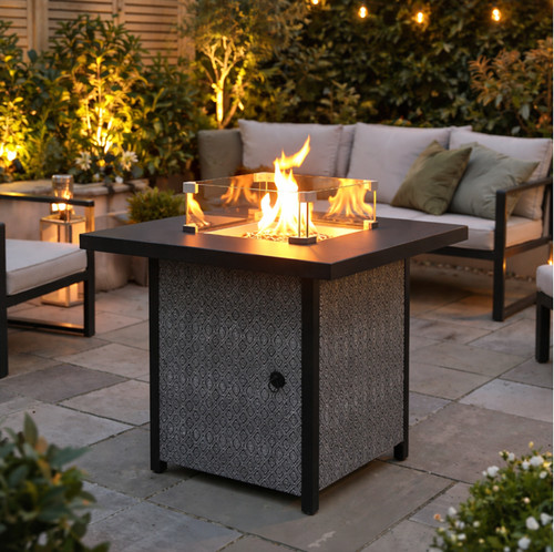 Gas fire pit table outdoor - pit,