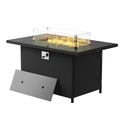 Propane gas fire pit - fire, table