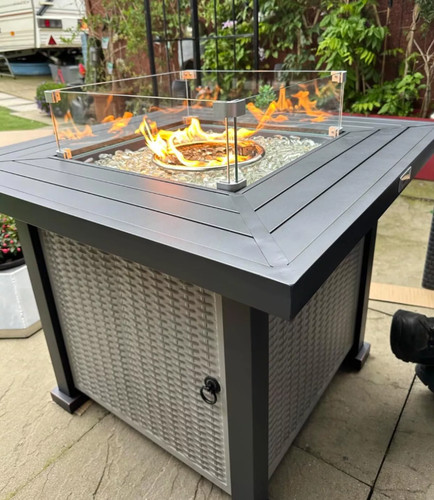 Gas fire pit table - gas,