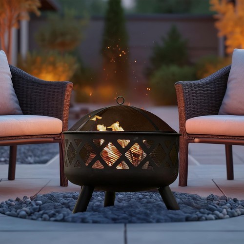 Neo black outdoor heater - heater, fire