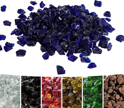 Tempered fire glass - tempered, rocks