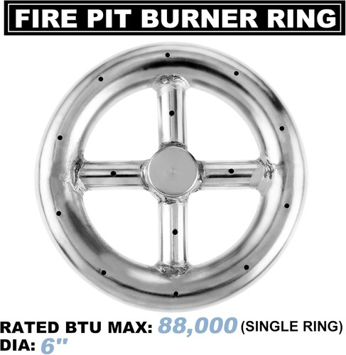 Round stainless steel - steel, fire