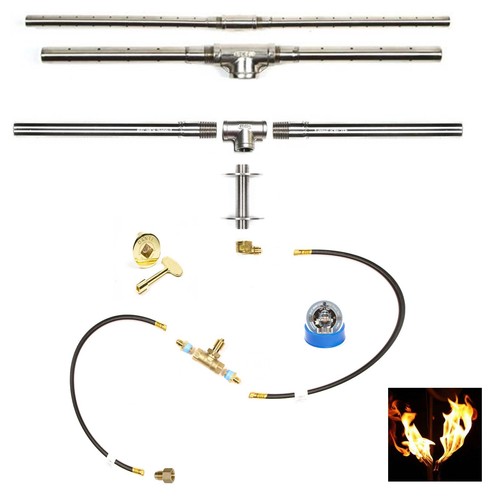 Tb74k diy pre plumbed gas - gas, fire