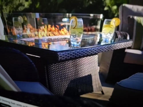 Luxury rattan seater gas - luxury,