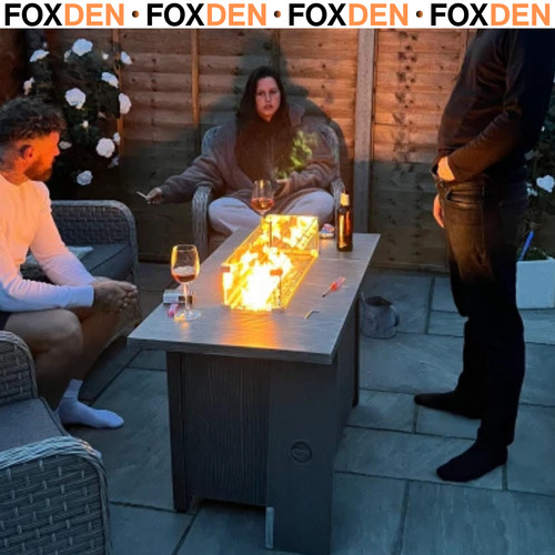 Gas fire pit table - gas,