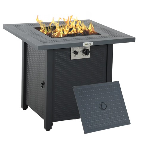 Metal outdoor fire pit - outdoor,