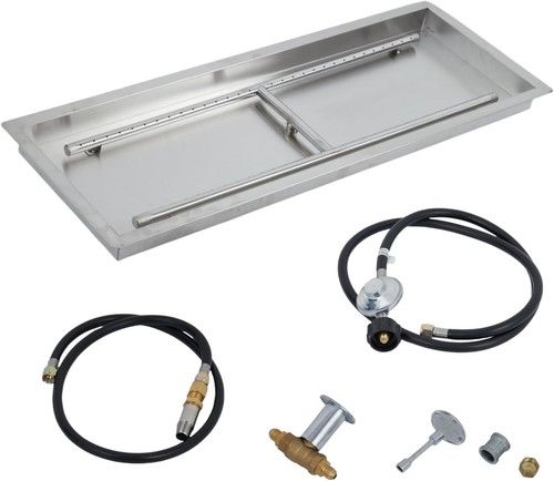 24x8 drop fire pit pan - 24x8'',