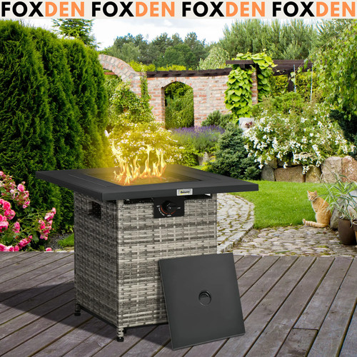 Gas fire pit - gas, table