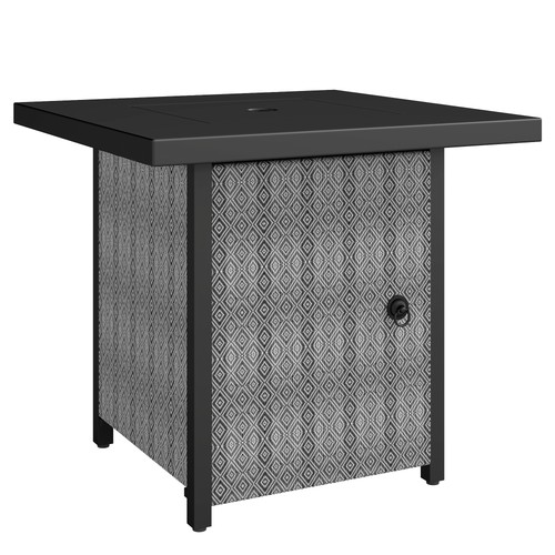 Propane gas fire - fire, table