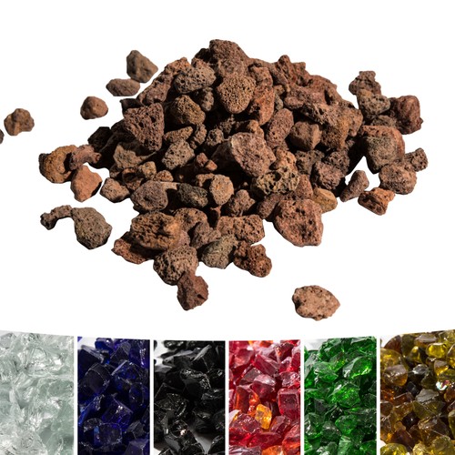3kg lava rocks natural - 3kg, fire