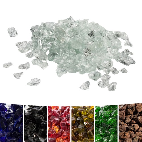 4kg clear tempered - fire, glass