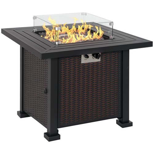 Outsunny outdoor propane fire - outsunny,