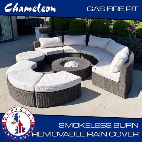 Gas fire pit outdoor - fire, luxury
